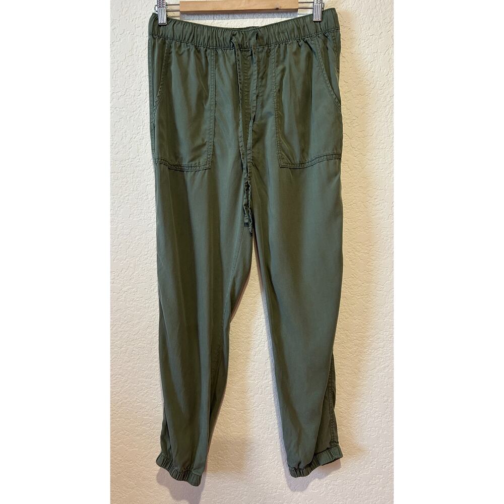 Sanctuary Lyocell Drawstring Green Jogger Pants Size L Gorpcore Camping Outdoors